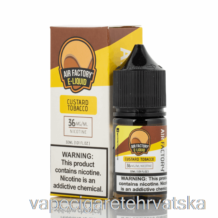 Vape Hrvatska Custard Tobacco - Zrak Tvornica Soli - 30ml 36mg